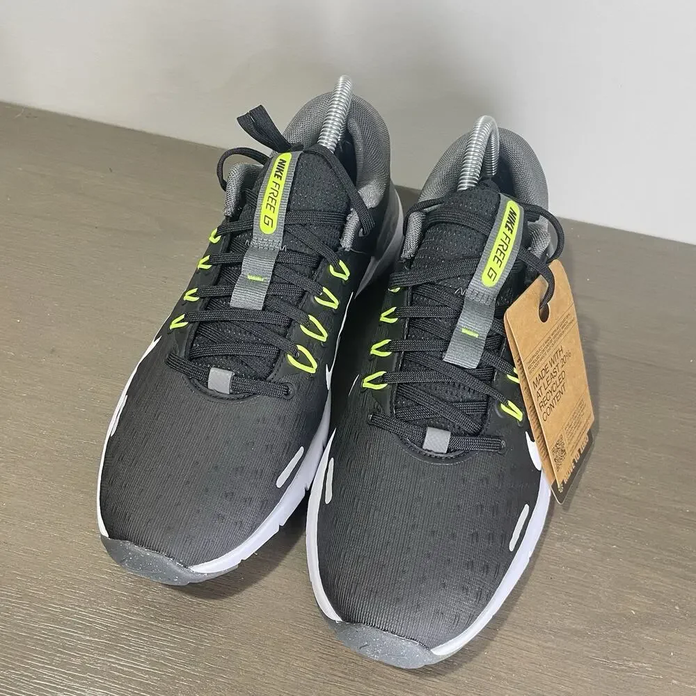Nike Mens Size 8 WIDE Shoes NEW Free Golf NN Black White FQ7875-001 Spikeless